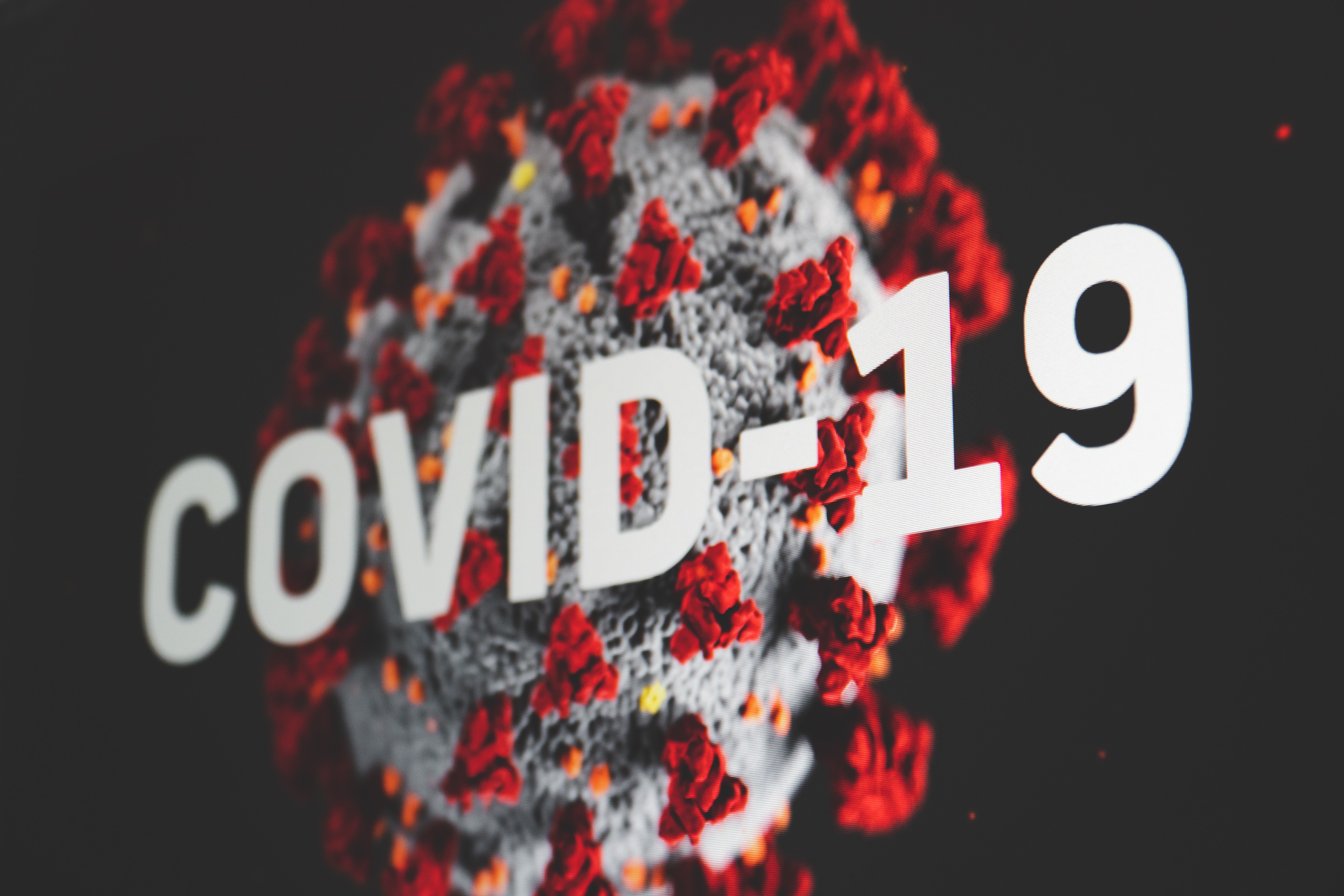 Illustration of COVID-19 virus 
